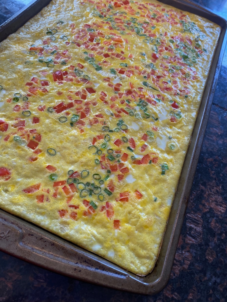 Sheet Pan Eggs - Julie's Eats & Treats ®