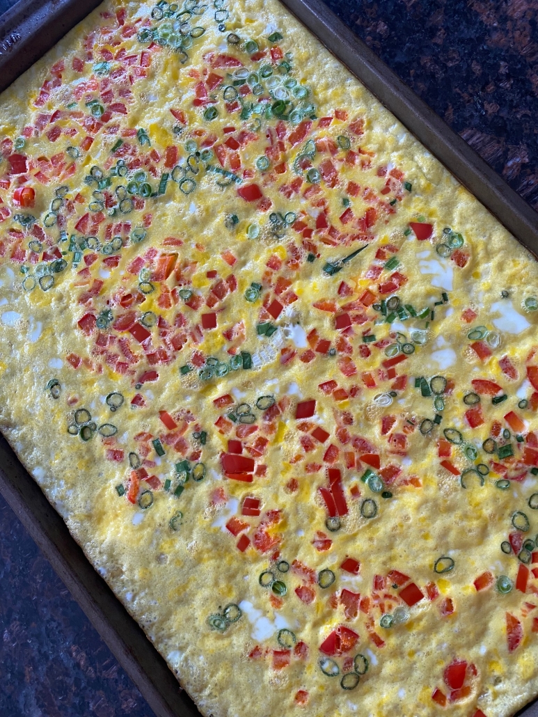 Sheet Pan Baked Eggs - KJ and Company