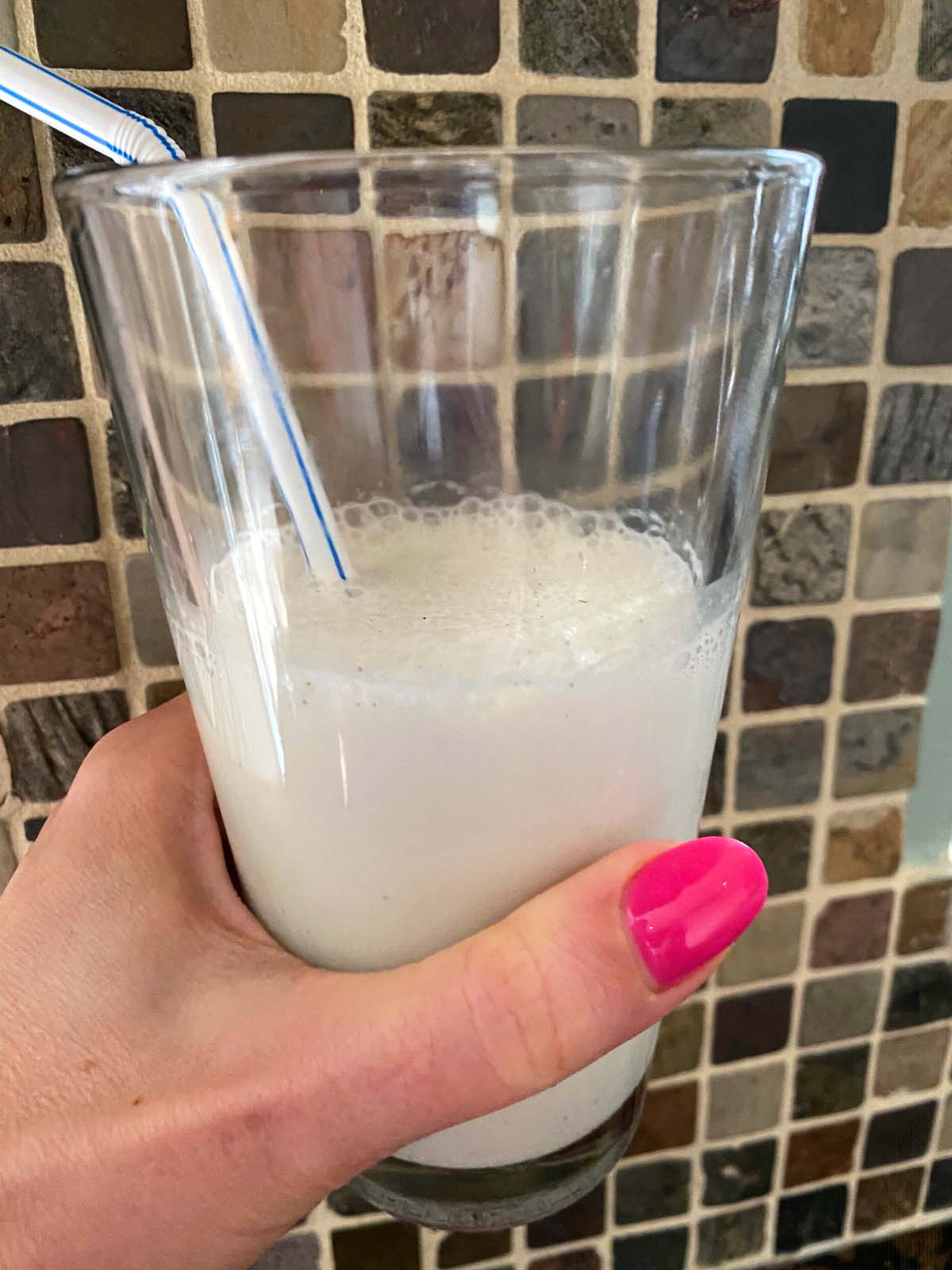 Vanilla milkshake