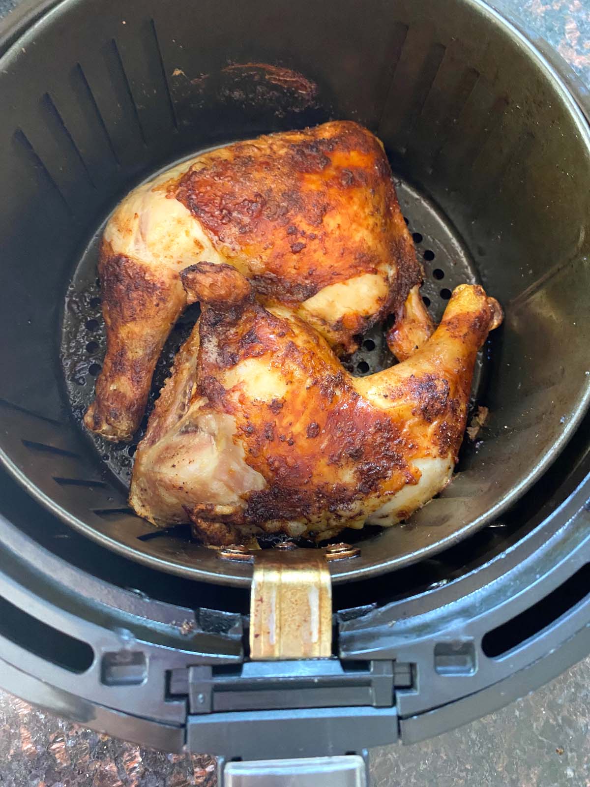 Air Fryer Chicken Leg Quarters Melanie Cooks