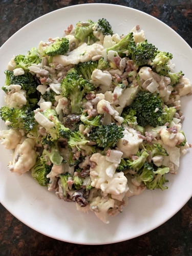 Broccoli And Cauliflower Salad (6)
