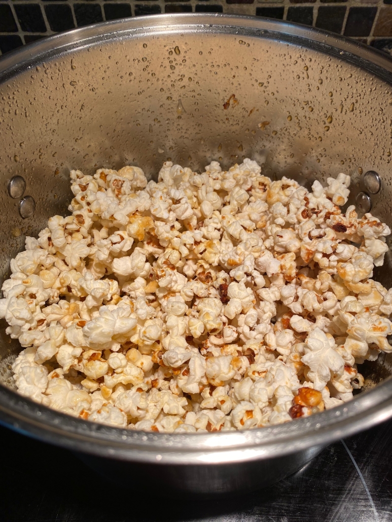 pot of Homemade Kettle Corn