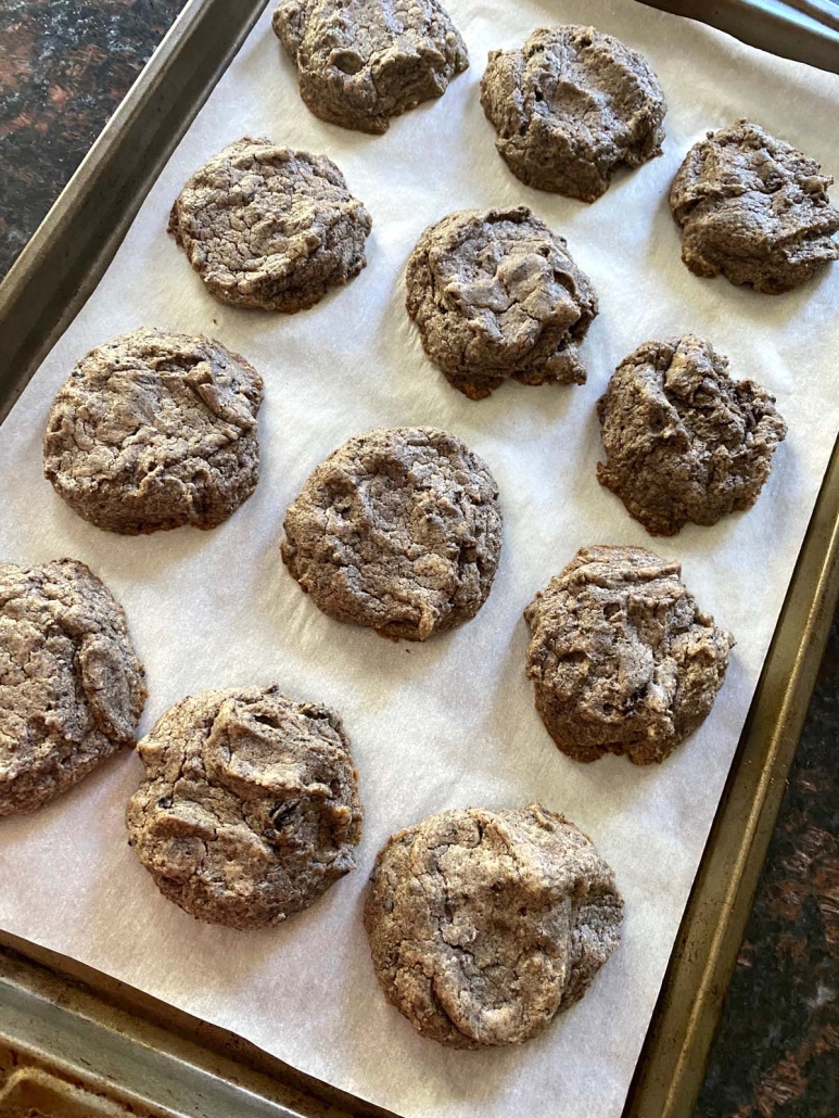 freshly baked Oreo Cheesecake Cookies