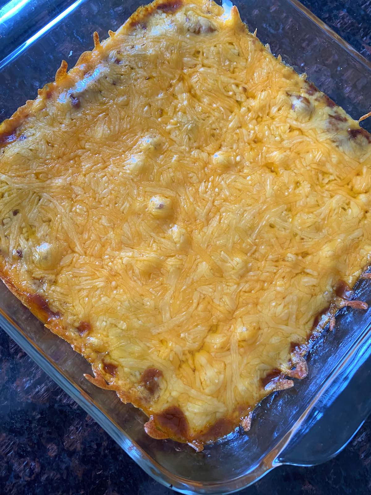 Dish of Skyline Chili Dip.