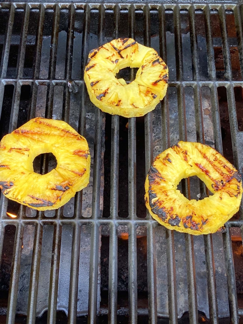 Pineapple Slices with grill marks