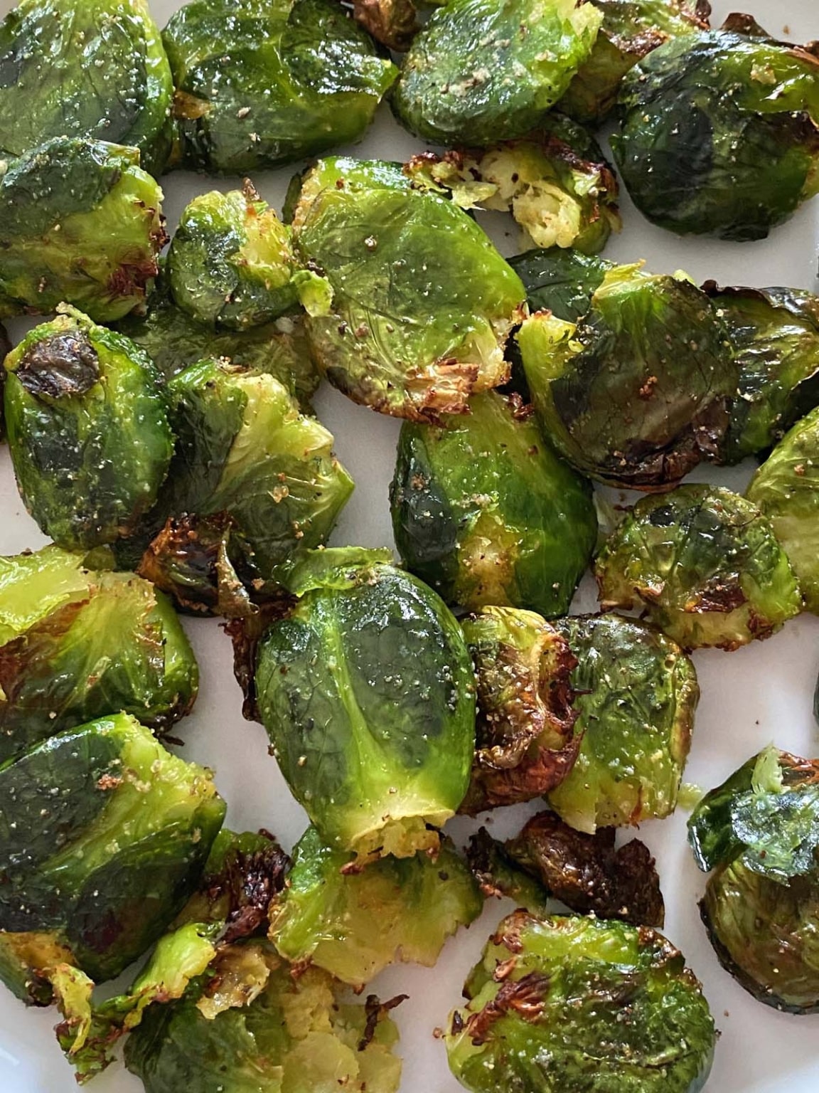 Smashed Brussels Sprouts In The Air Fryer Melanie Cooks