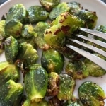 Air Fryer Smashed Brussels Sprouts (9)