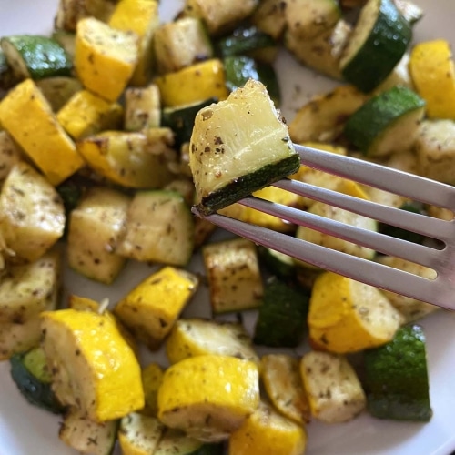 Air Fryer Zucchini And Squash Melanie Cooks
