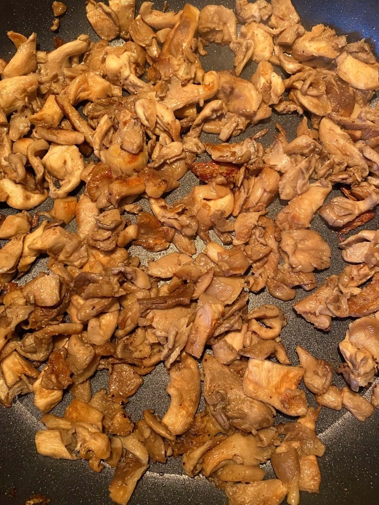 seasoned and tender Pan Fried Oyster Mushrooms