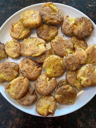 Air Fryer Smashed Potatoes (6)