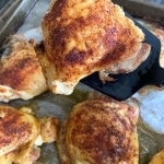 Baked Bone-In Chicken Thighs (6)