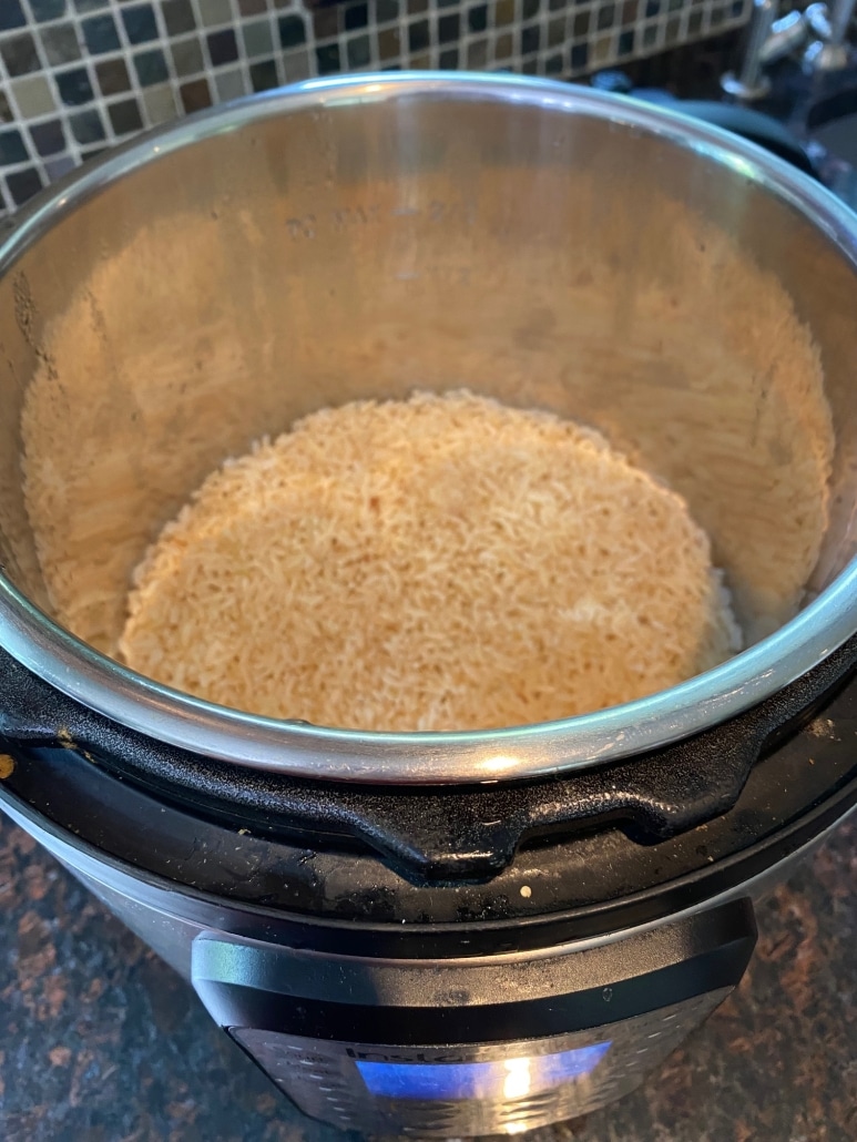 easy side dish Brown Jasmine Rice In Instant Pot