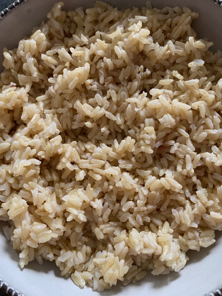 fluffy Jasmine brown rice
