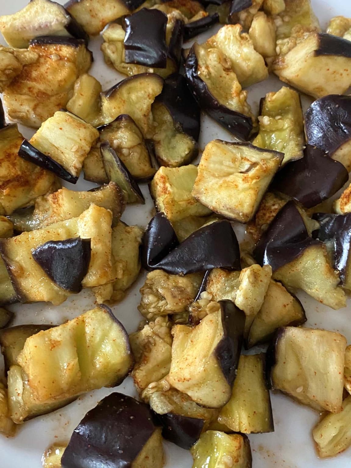 Microwave Eggplant Melanie Cooks