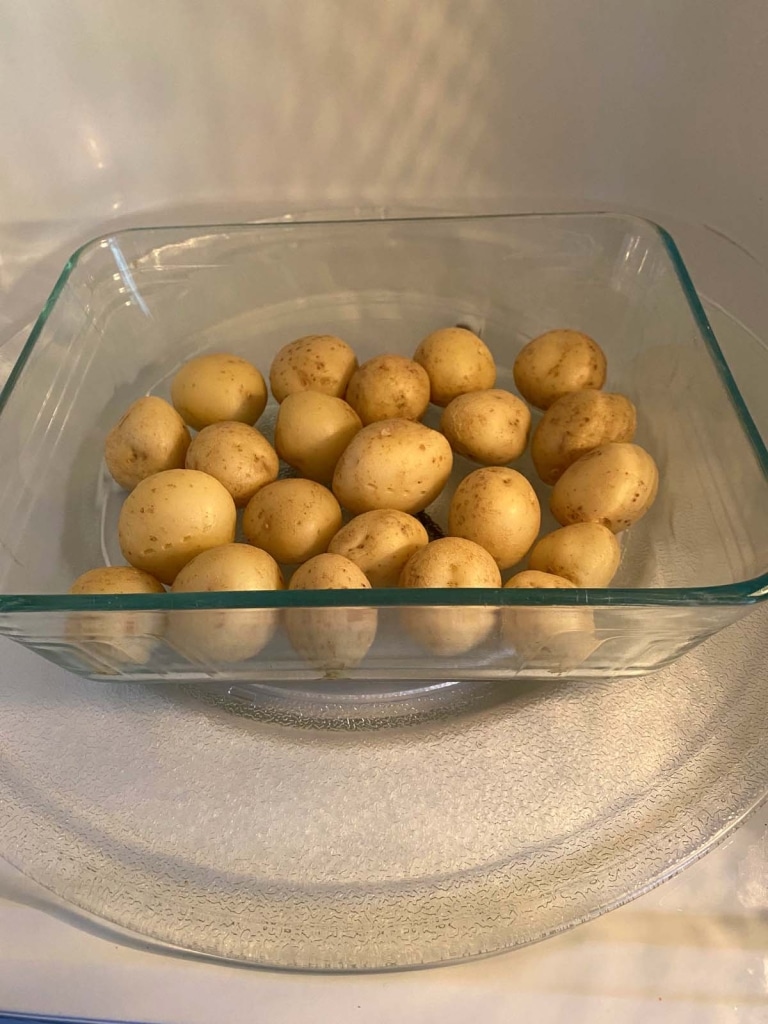 Microwave Small Potatoes – Melanie Cooks