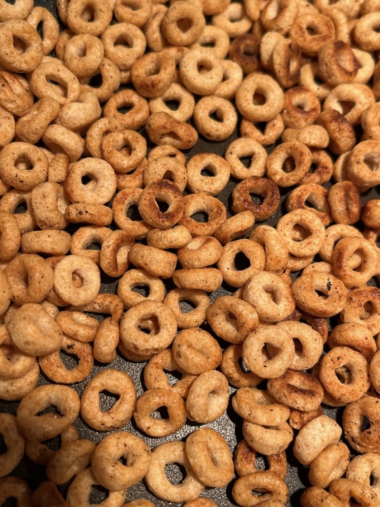 Cheerios fried in butter