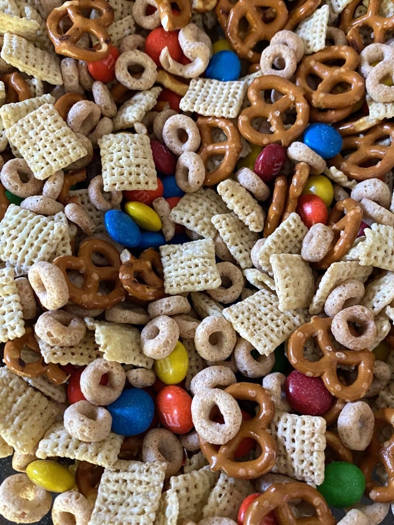 no-cook snack, Homemade Chex Mix
