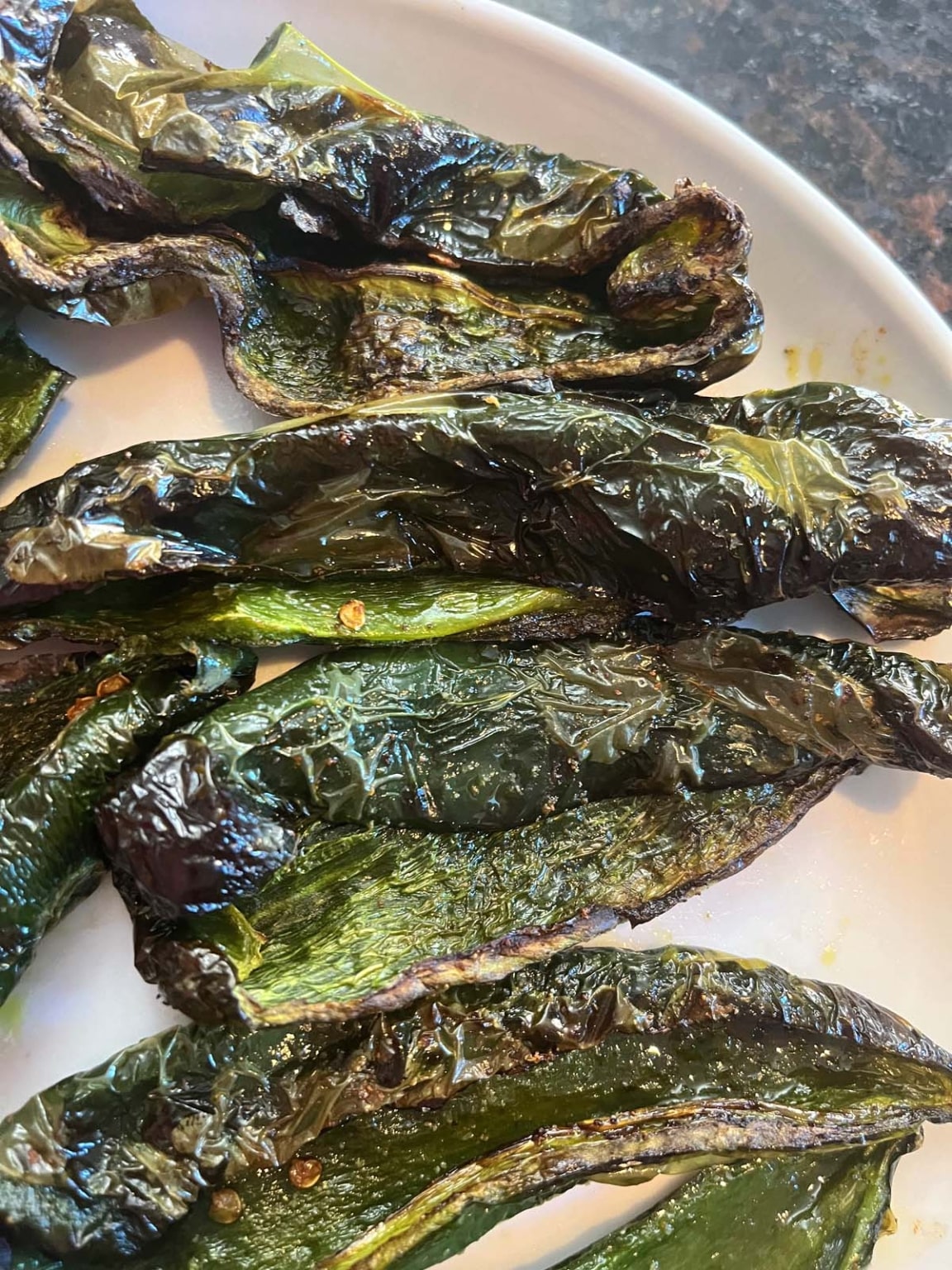 Air Fryer Roasted Poblano Peppers Melanie Cooks