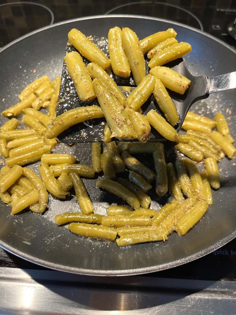 quick canned green beans