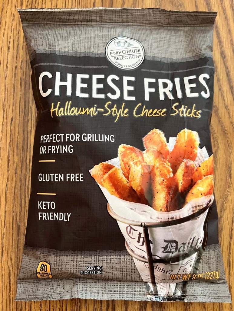 package of frozen Aldi Cheese Fries