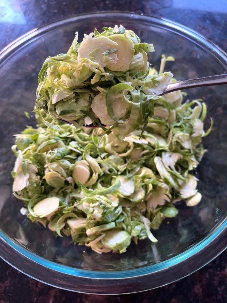 how to shred brussels sprouts