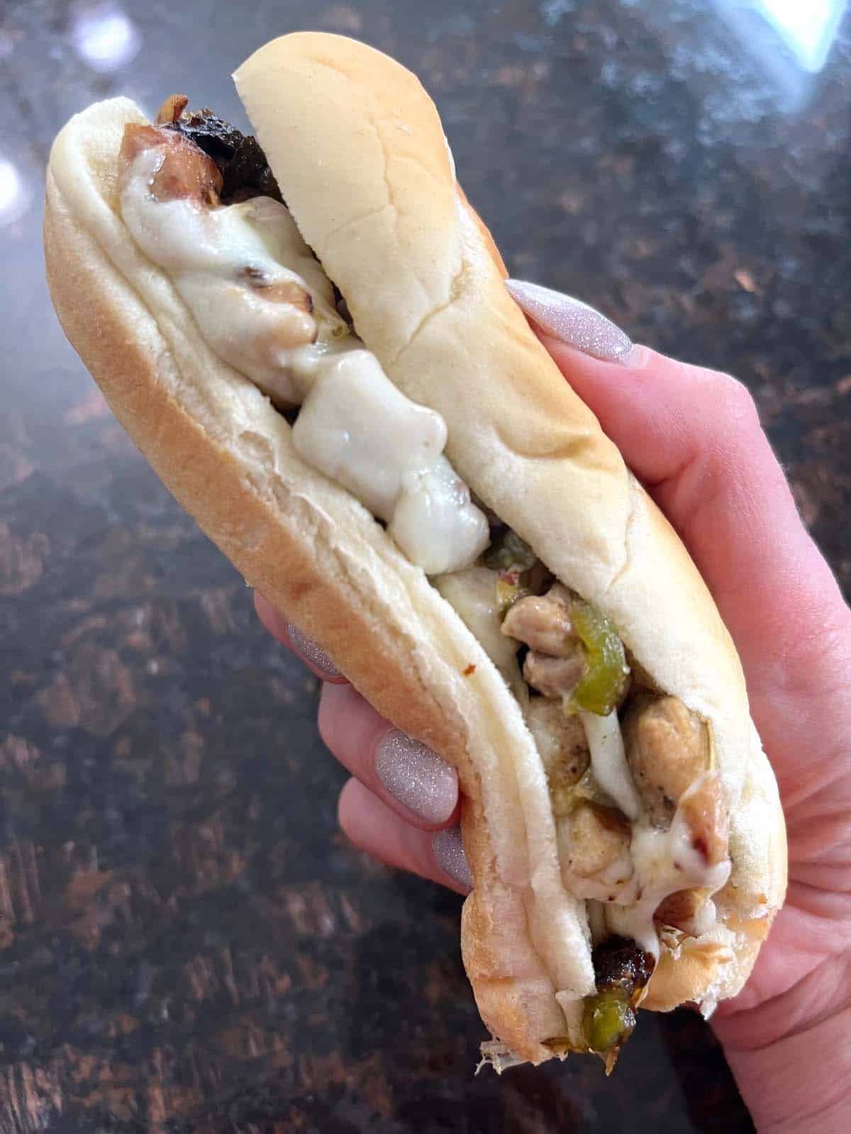 Chicken Philly Cheesesteak - Melanie Cooks