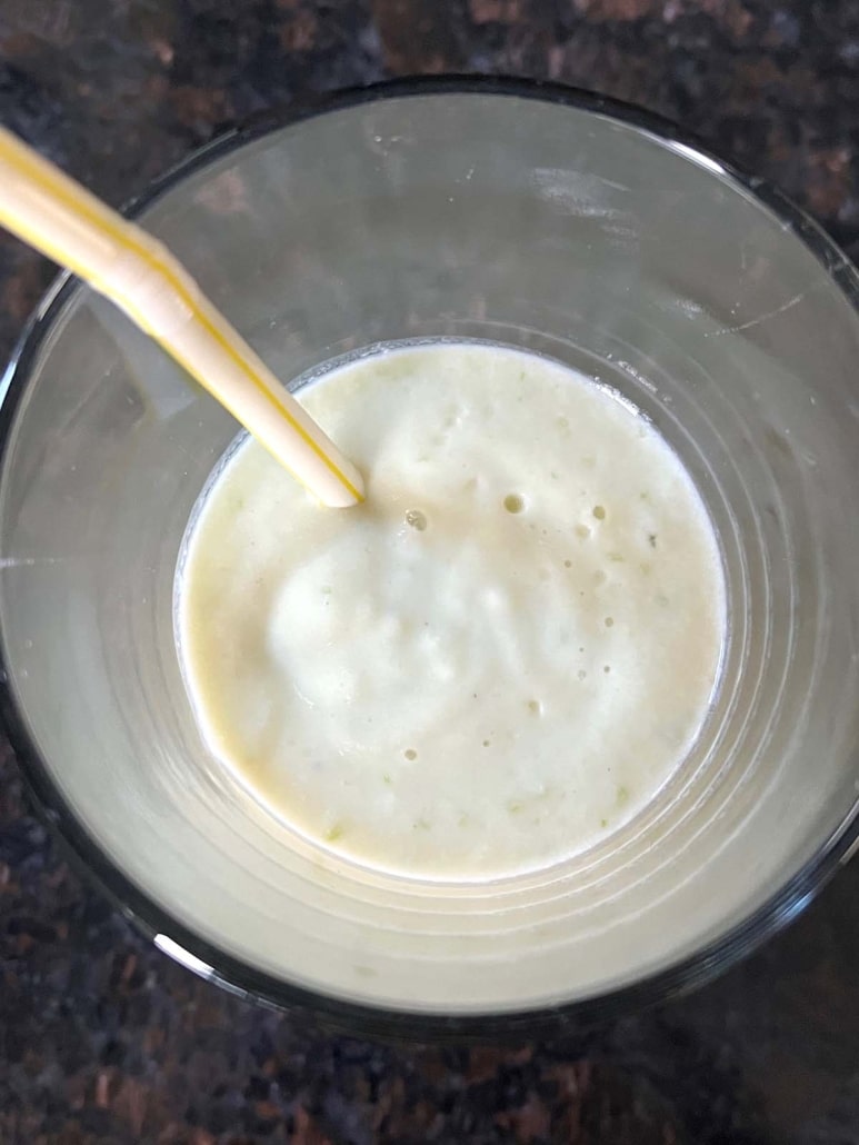 delicious breakfast or snack Apple Banana Smoothie
