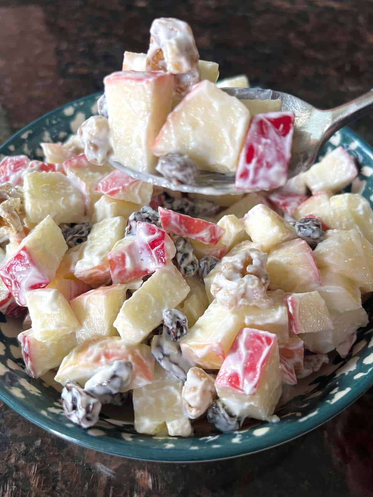 Apple Raisin Salad With Greek Yogurt – Melanie Cooks