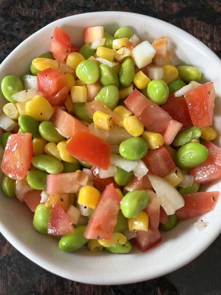 bowl of Edamame Salad