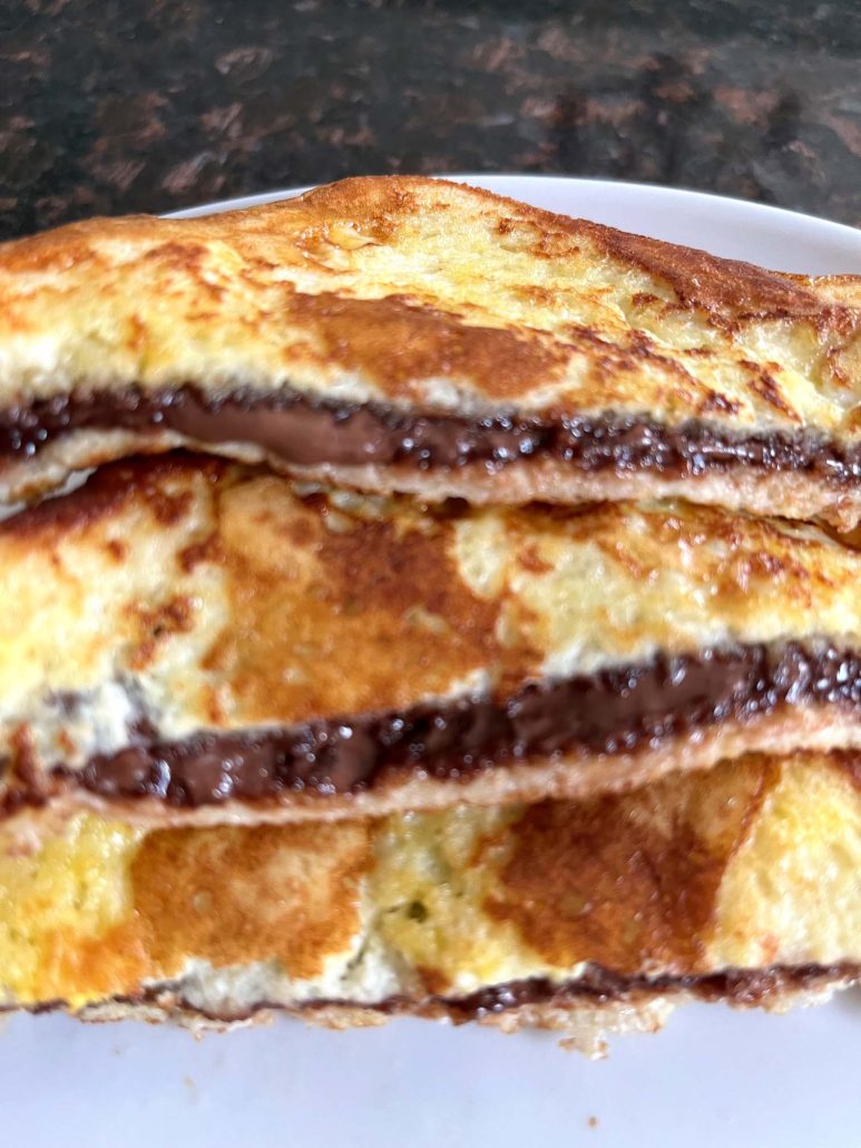 Nutella stuffed french toast recipe