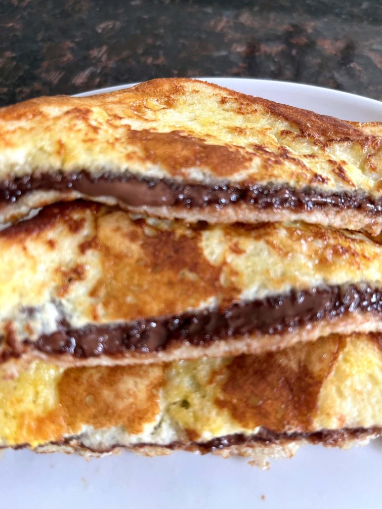 Nutella stuffed french toast recipe