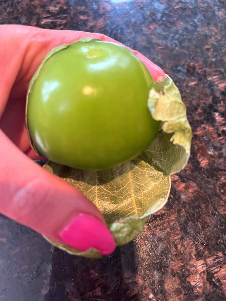 tomatillo peeling guide