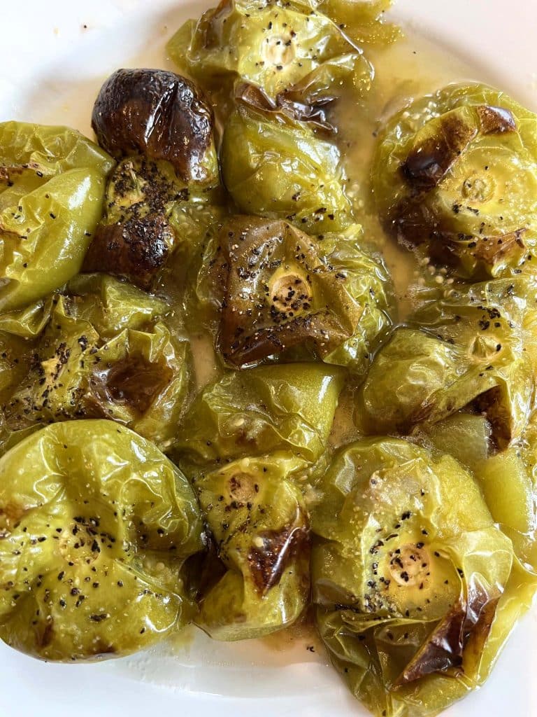 Oven Roasted Tomatillos Recipe – Melanie Cooks
