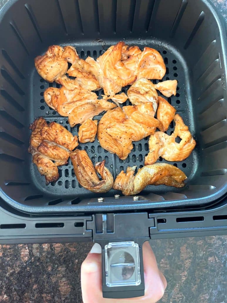 gluten-free air fryer salmon belly