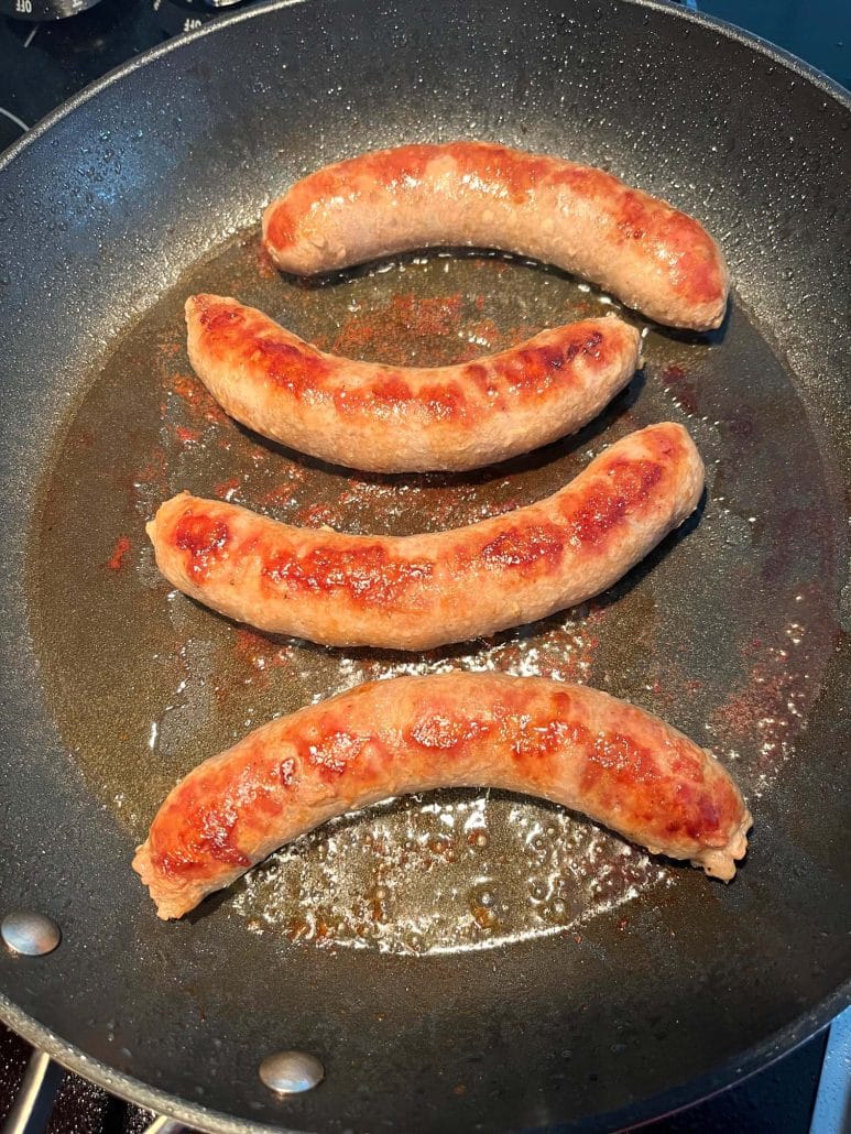 easy pan fried sausage