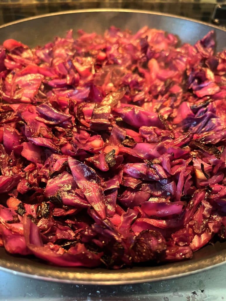 healthy pan fried cabbage