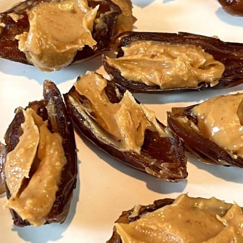 Peanut Butter Stuffed Dates Recipe | Healthy, Easy Snack Idea – Melanie ...