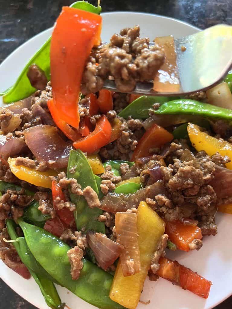 Ground Beef Stir Fry Recipe – Healthy One Pan Meal – Melanie Cooks