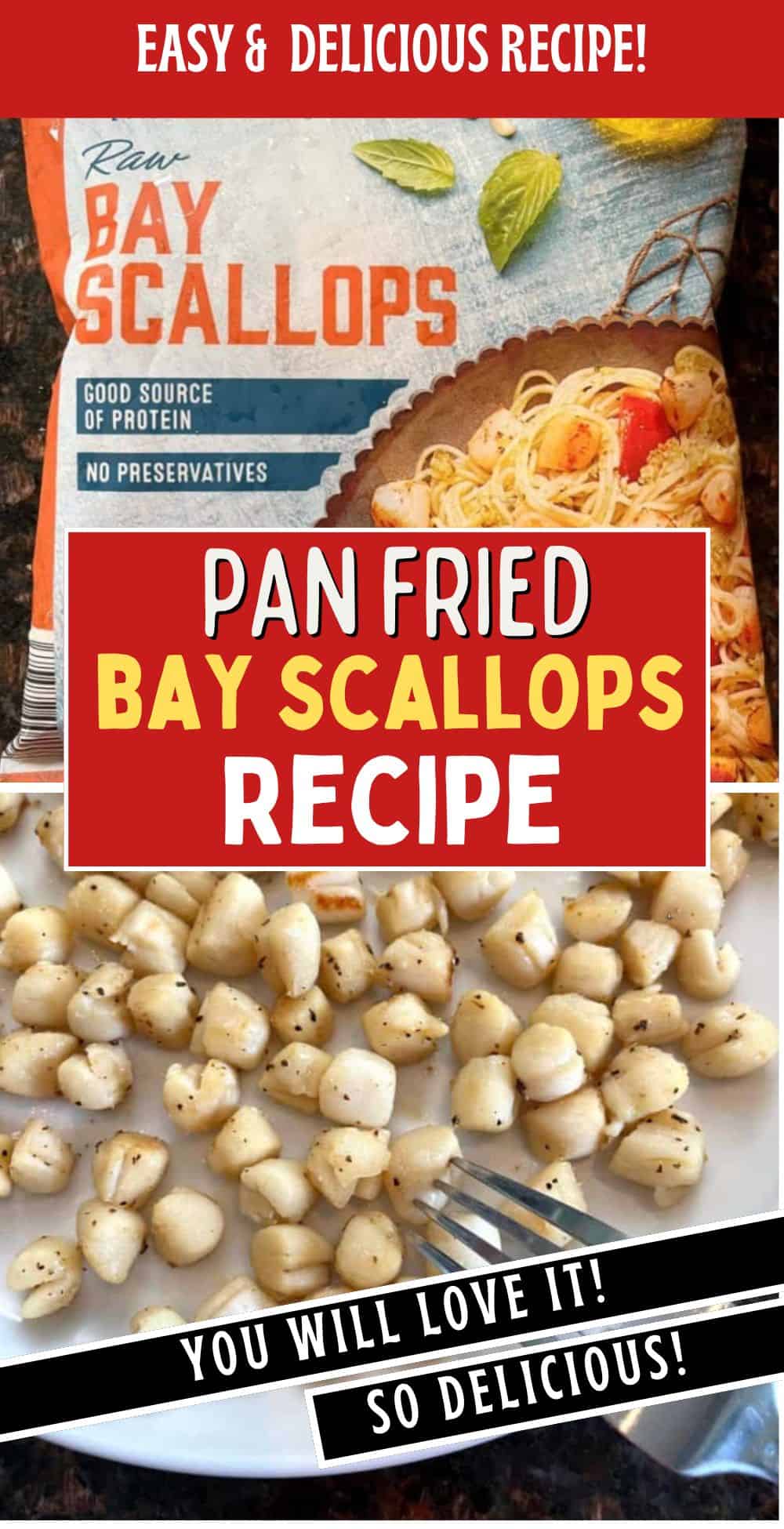 Easy Pan Fried Bay Scallops Recipe – Ready In 5 Minutes! – Melanie Cooks