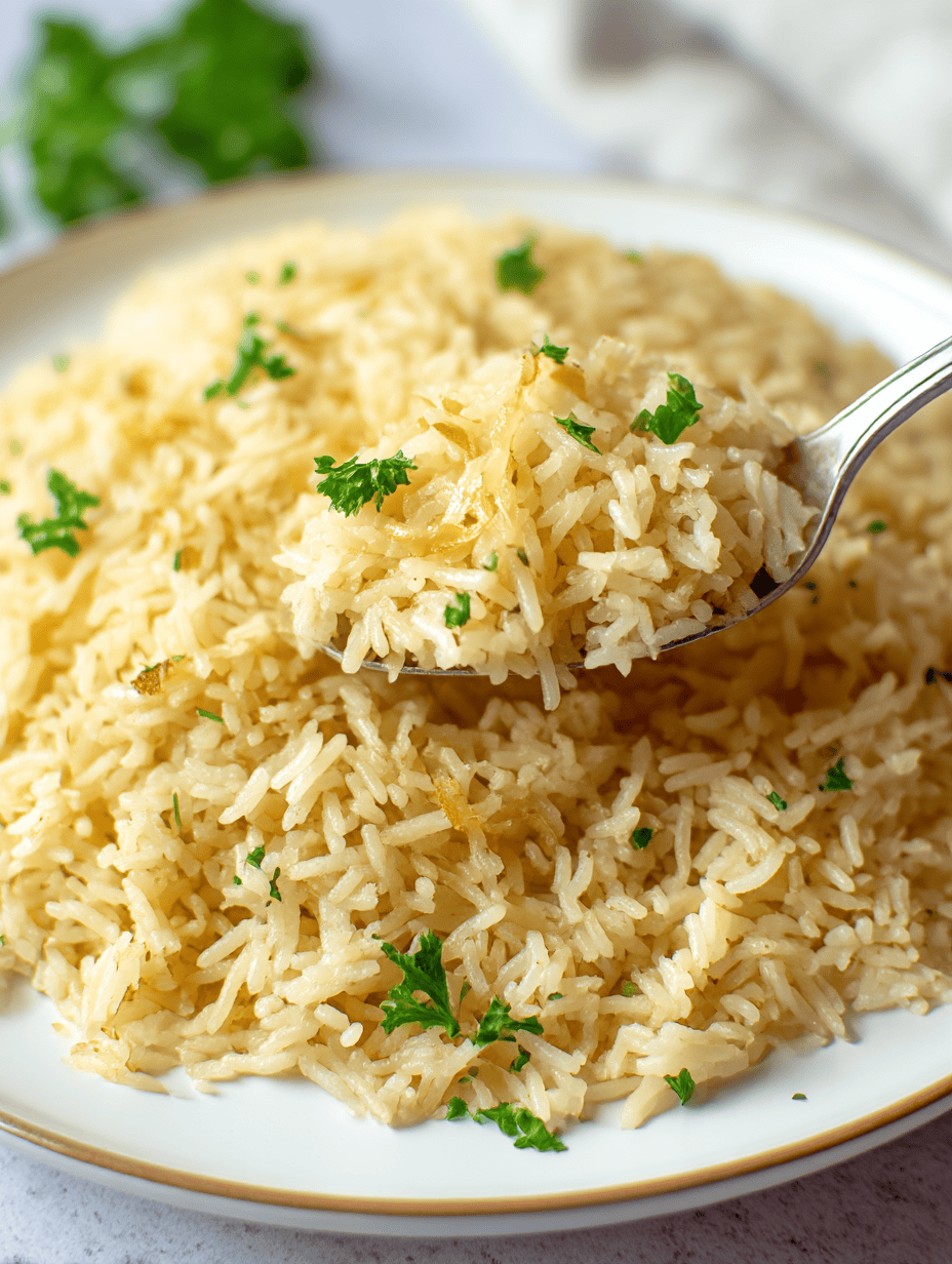 Simple Garlic Rice Easy Garlic Butter Rice Recipe (Extra Flavorful!) – Melanie Cooks