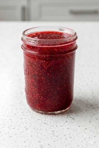 Homemade Strawberry Jam Recipe (Better Than Store-Bought!) Homemade strawberry jam in a glass jar for an easy fresh strawberry jam recipe.