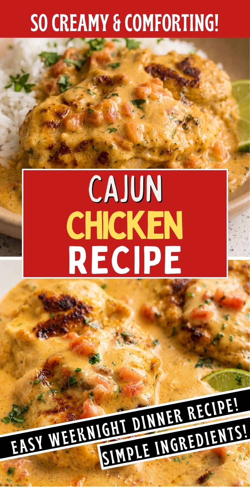 Cajun Chicken Recipe (Juicy, Creamy And Full Of Flavor) – Melanie Cooks