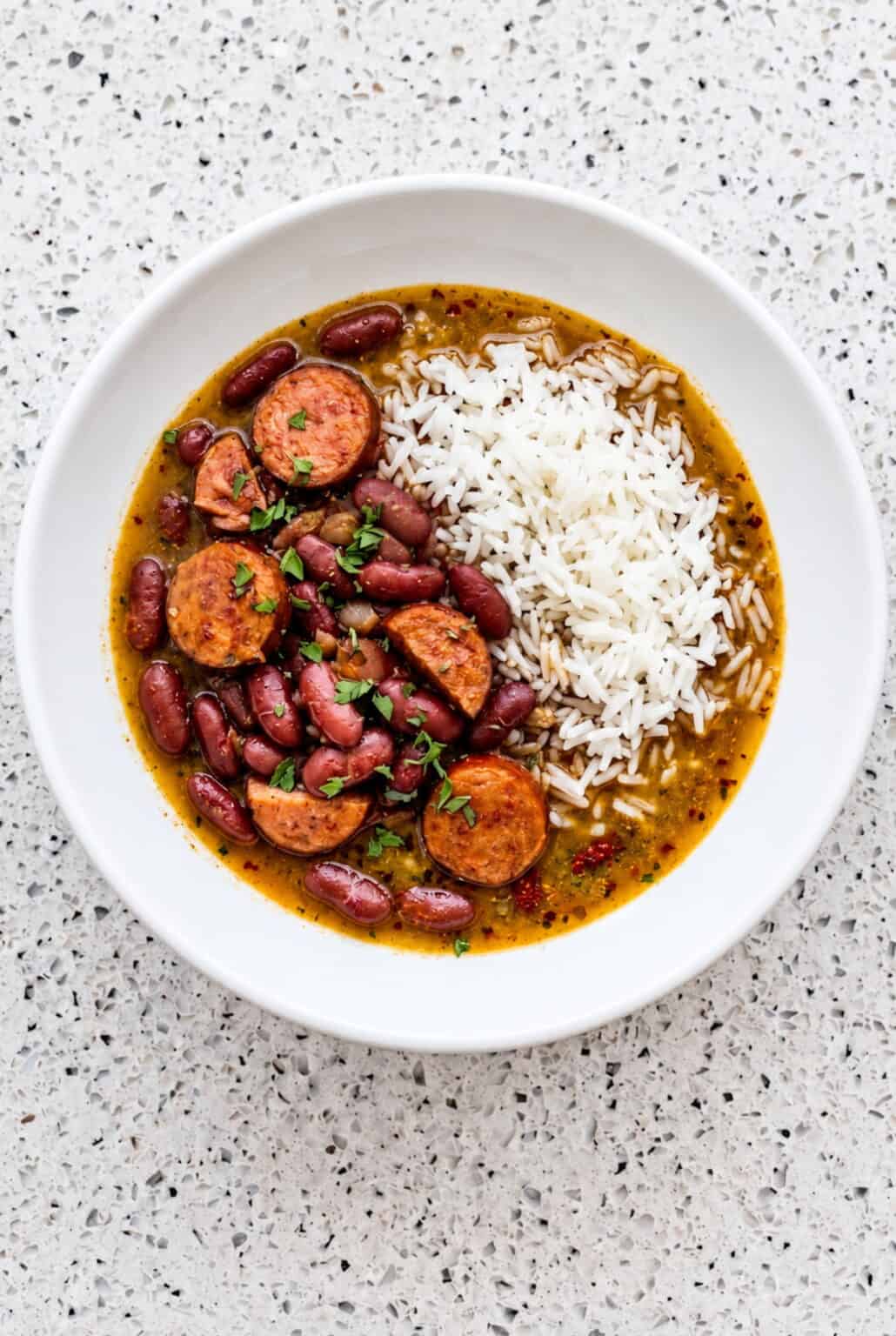 Simple Beans And Rice Red Beans and Rice with Andouille Sausage Recipe – Melanie Cooks
